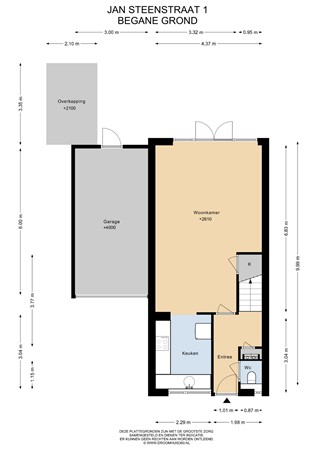 Floorplan - Jan Steenstraat 1, 6181 DC Elsloo